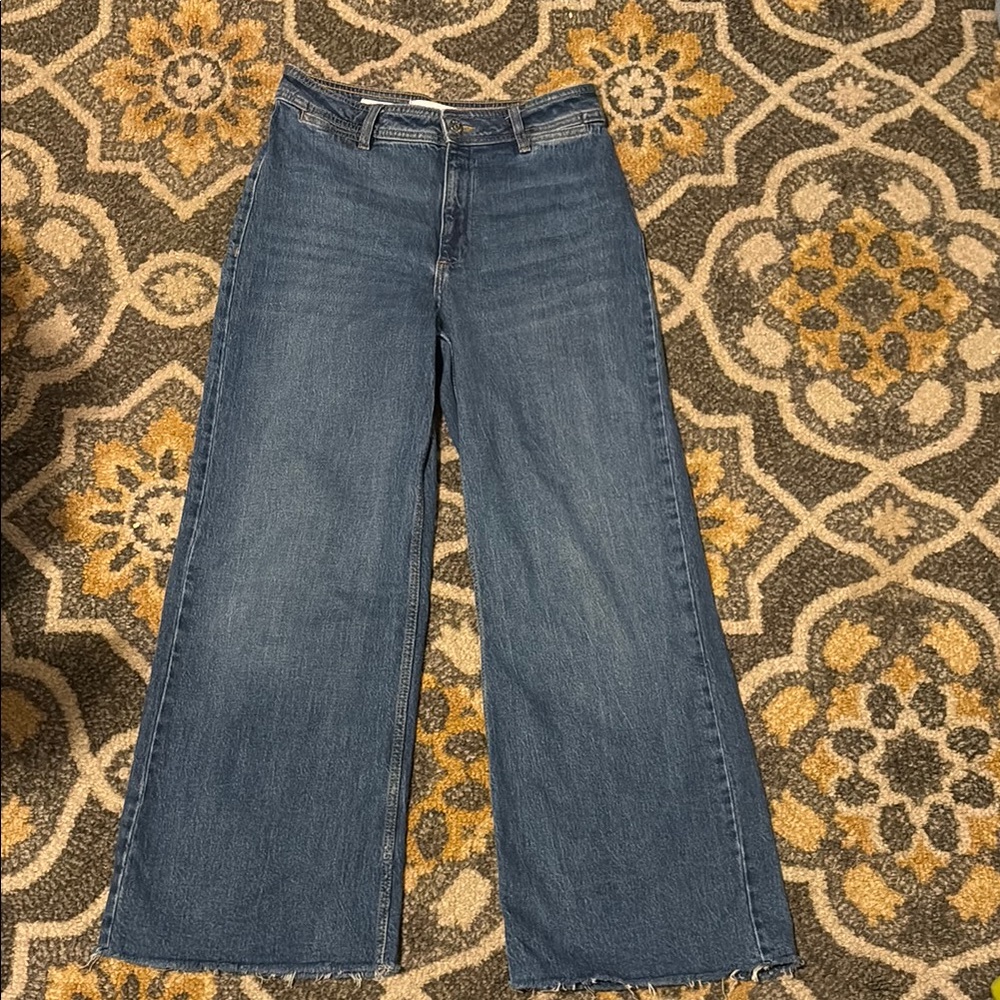 Mango Catherine High waist wide leg Jeans sz6